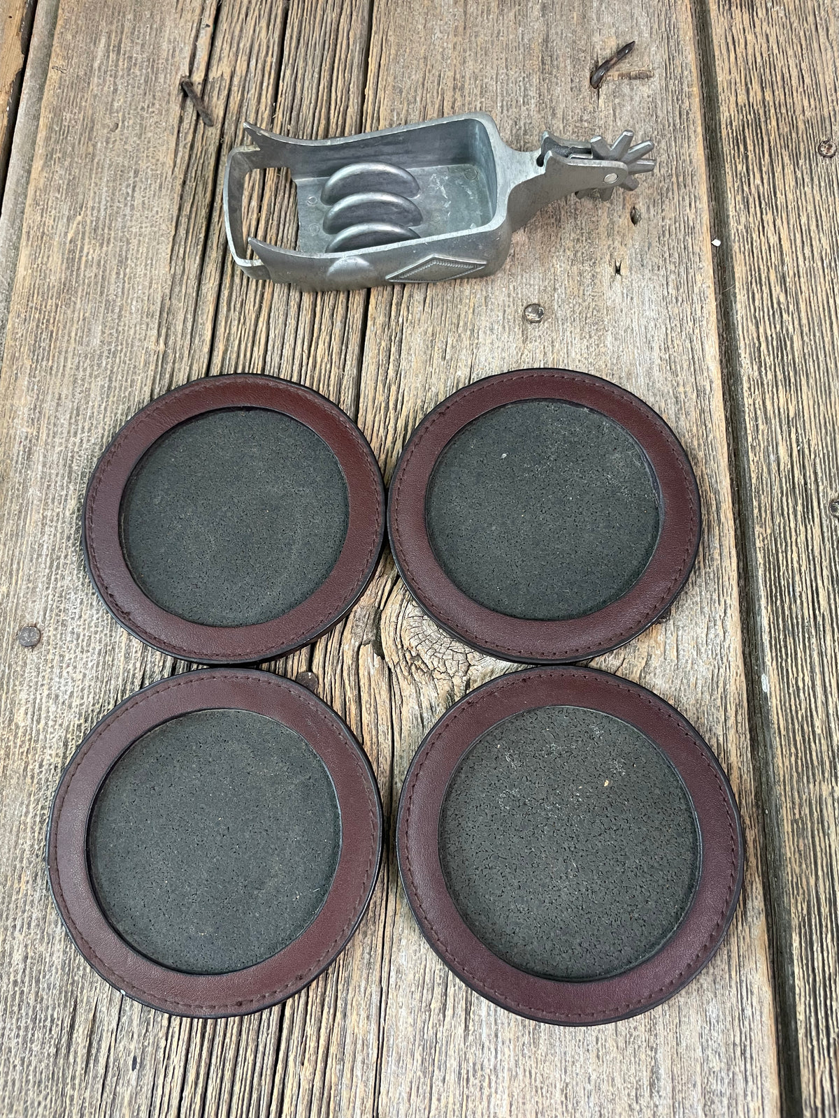 Cowboy spur coaster set