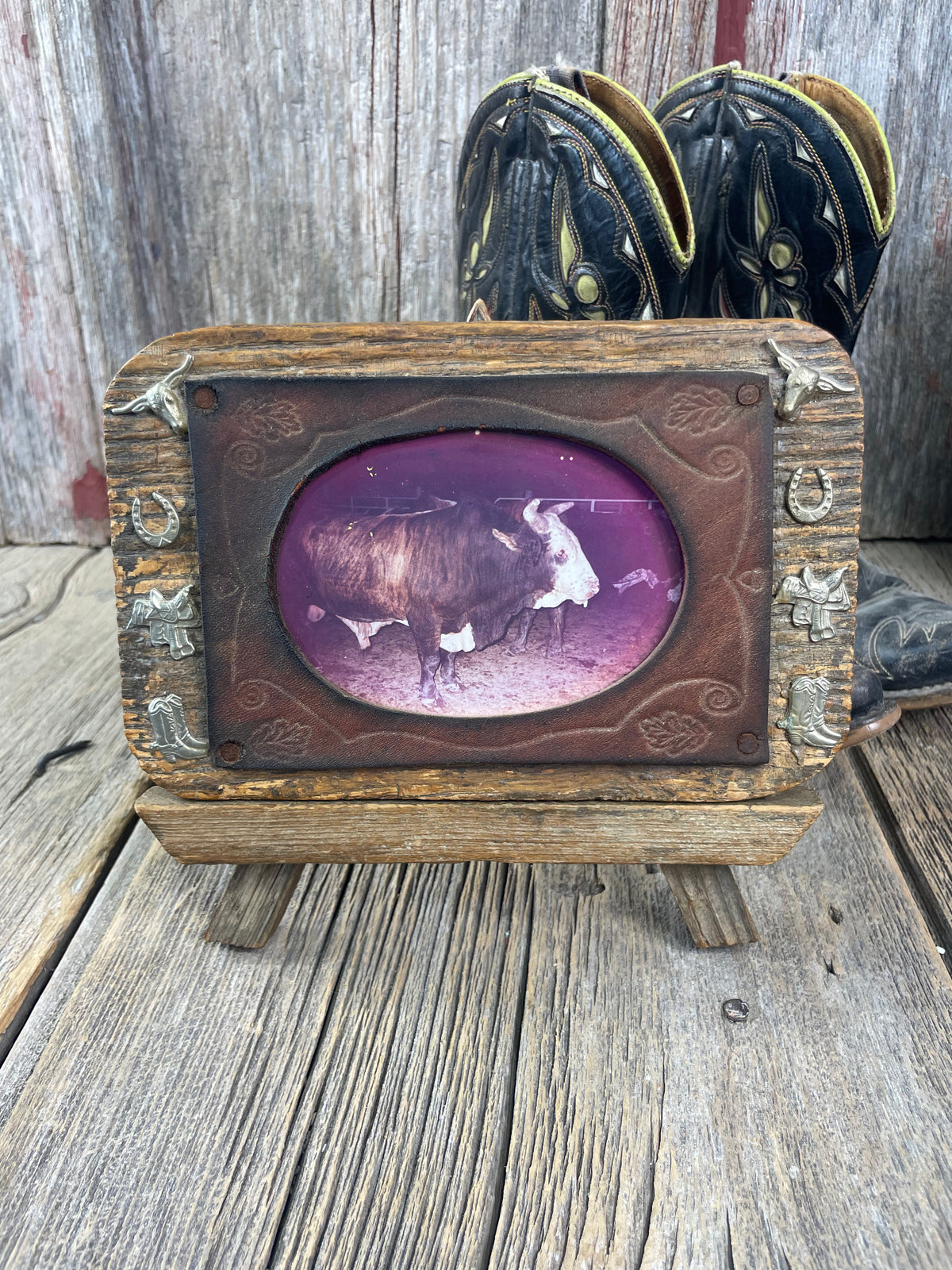 Western Wood Picture Frame