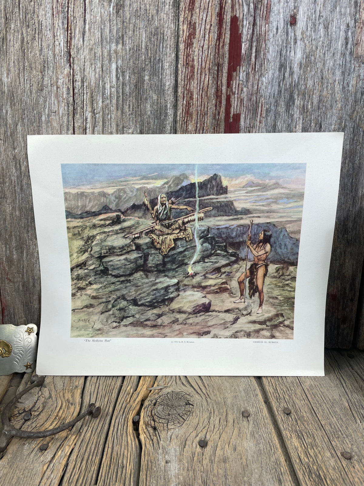 Charles Russell Print “The Medicine Man”