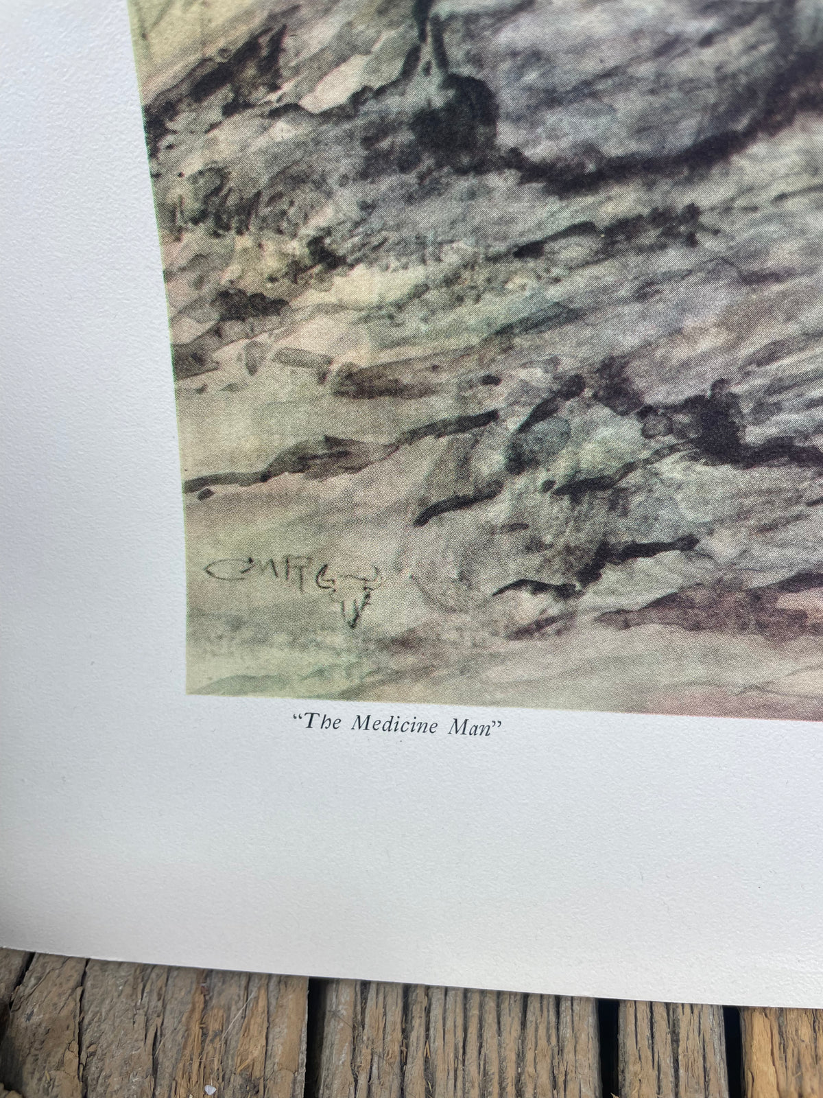 Charles Russell Print “The Medicine Man”