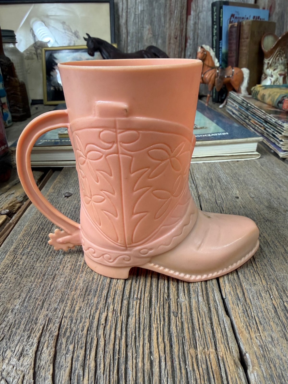 Cowboy Boot Plastic Cup