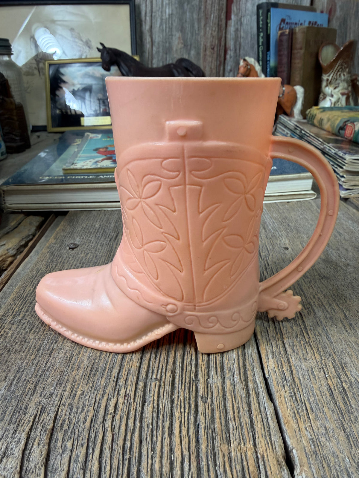 Cowboy Boot Plastic Cup