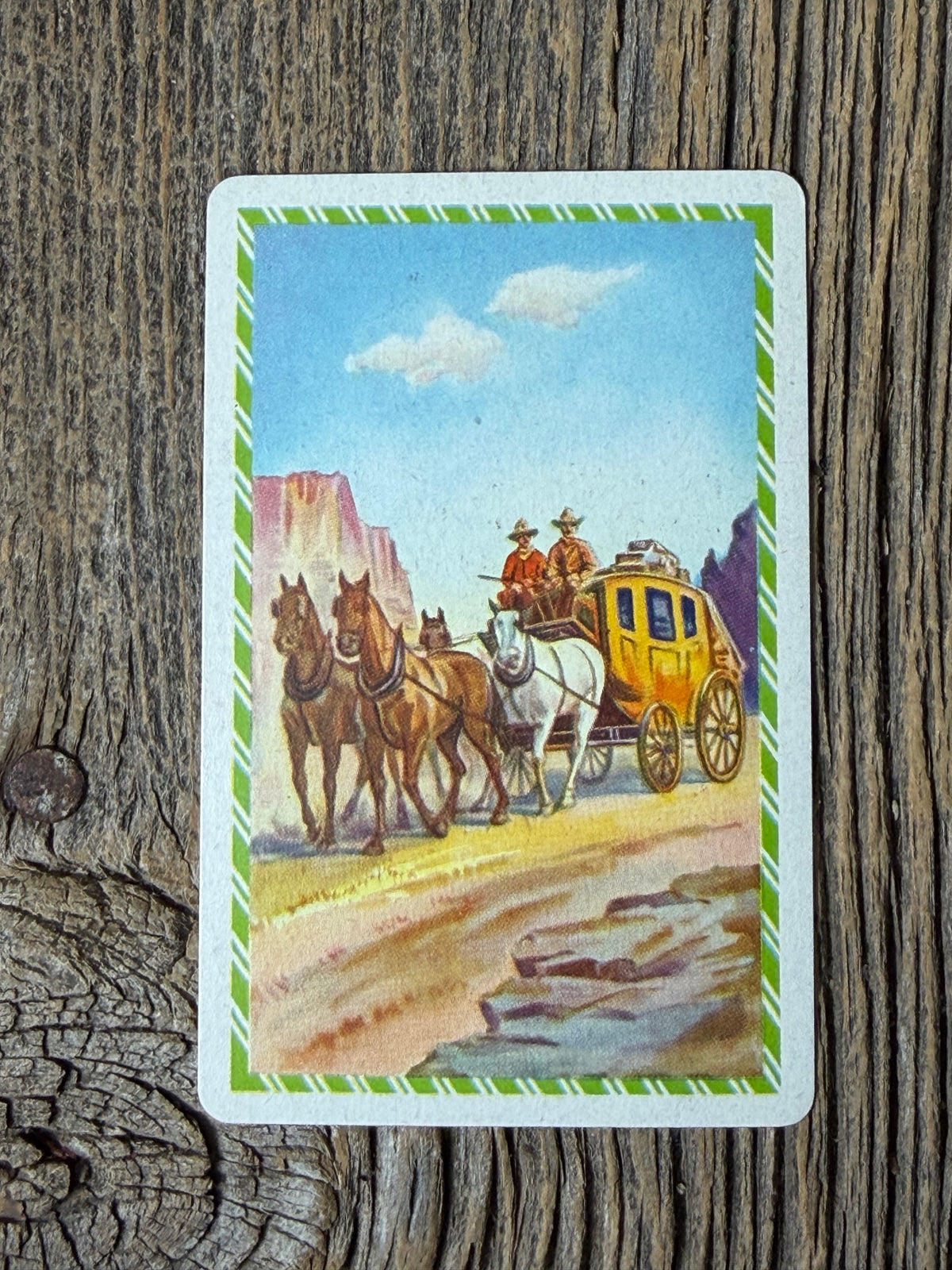 Vintage Western Playing Cards