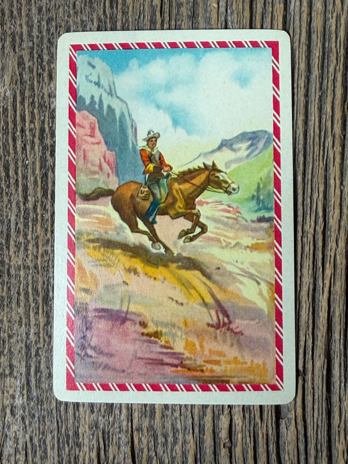 Vintage Western Playing Cards