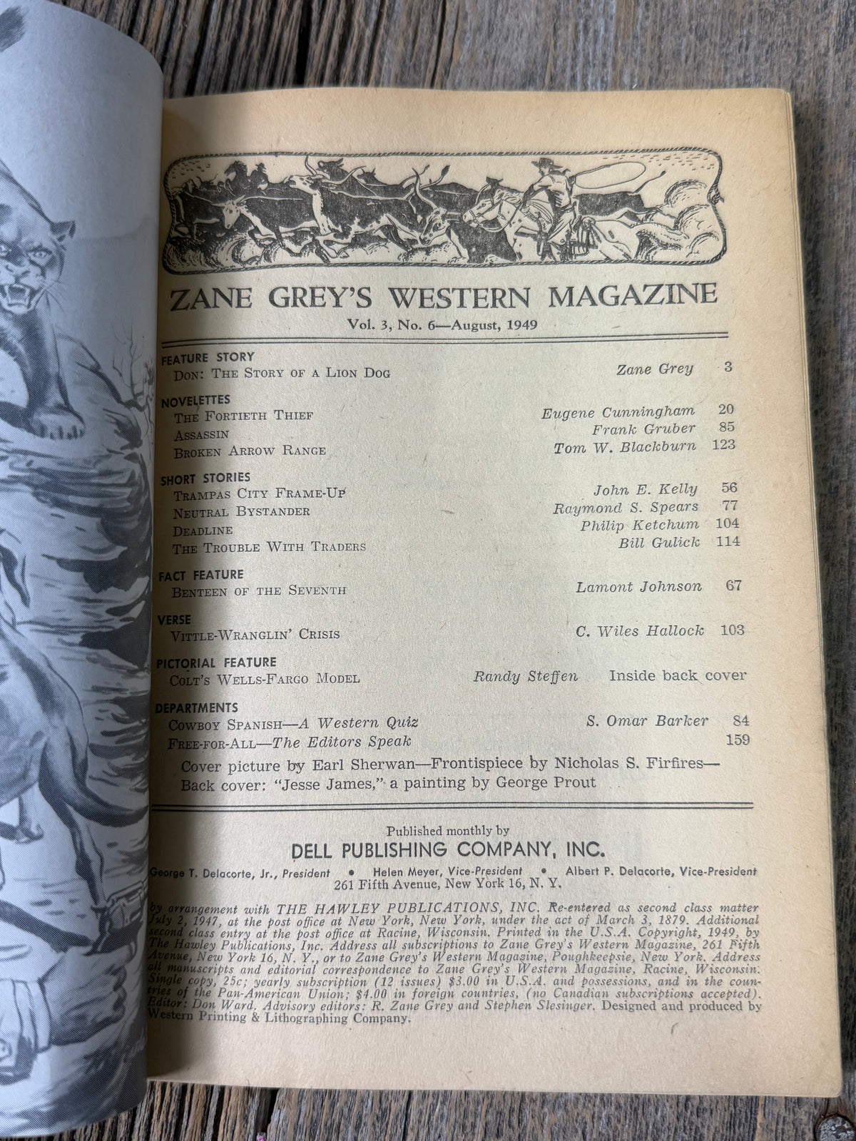 Zane Grey Western Magazine