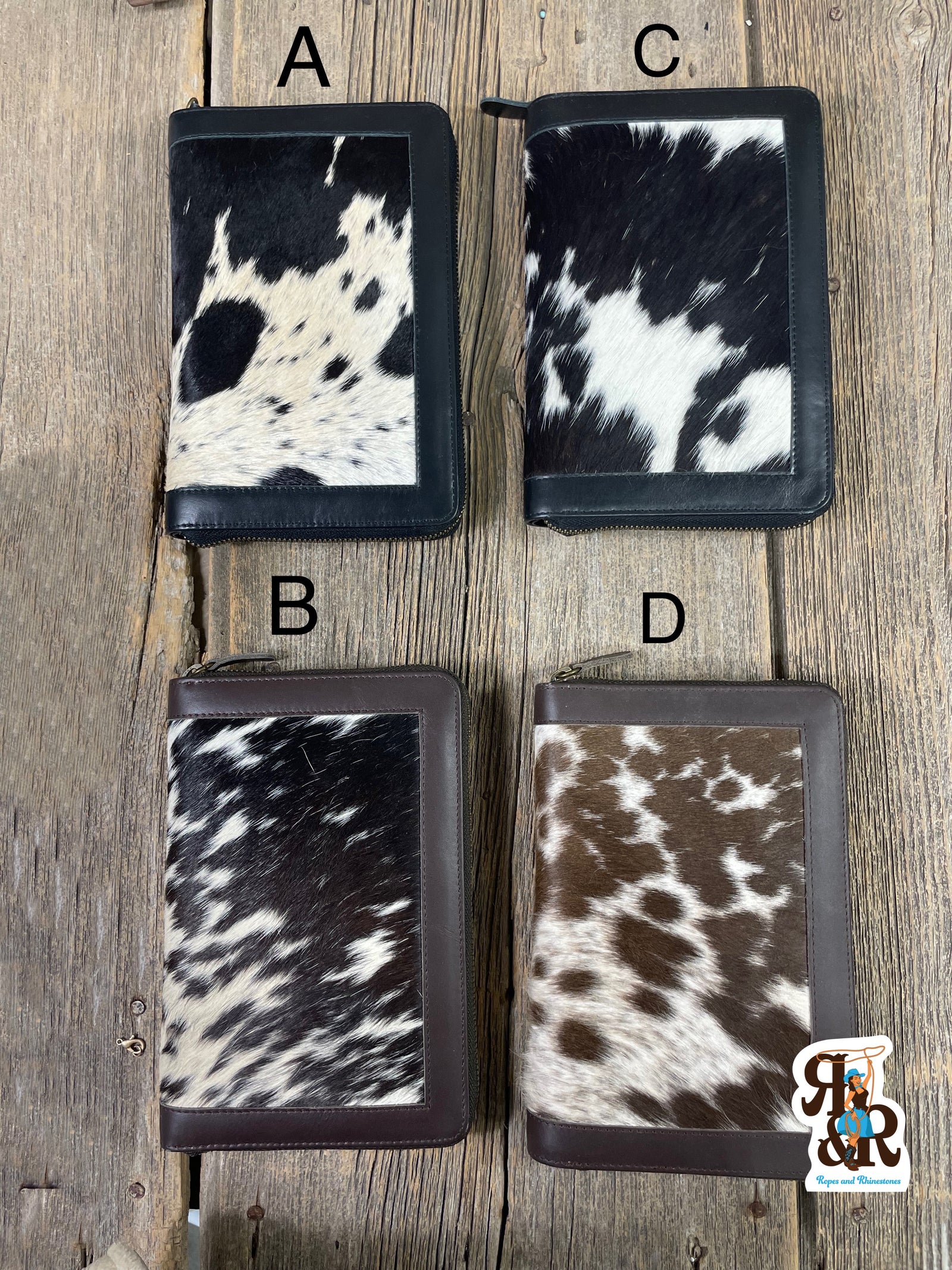 Cowhide Corral Organizer Wallet