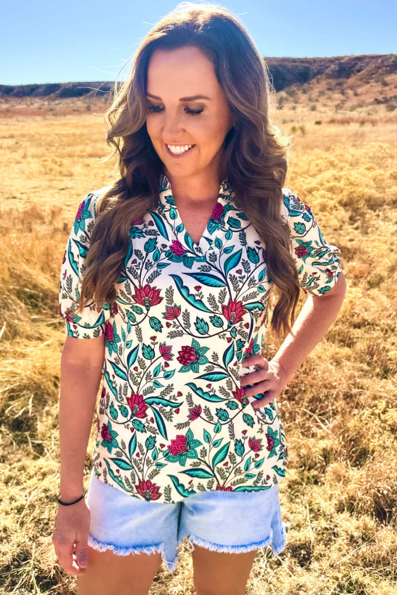 Floral Breeze Top