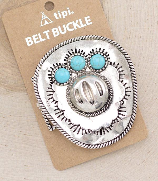 Cowboy Hat Belt Buckle