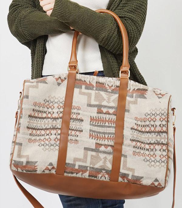 Sandstone Aztec Weekender Bag