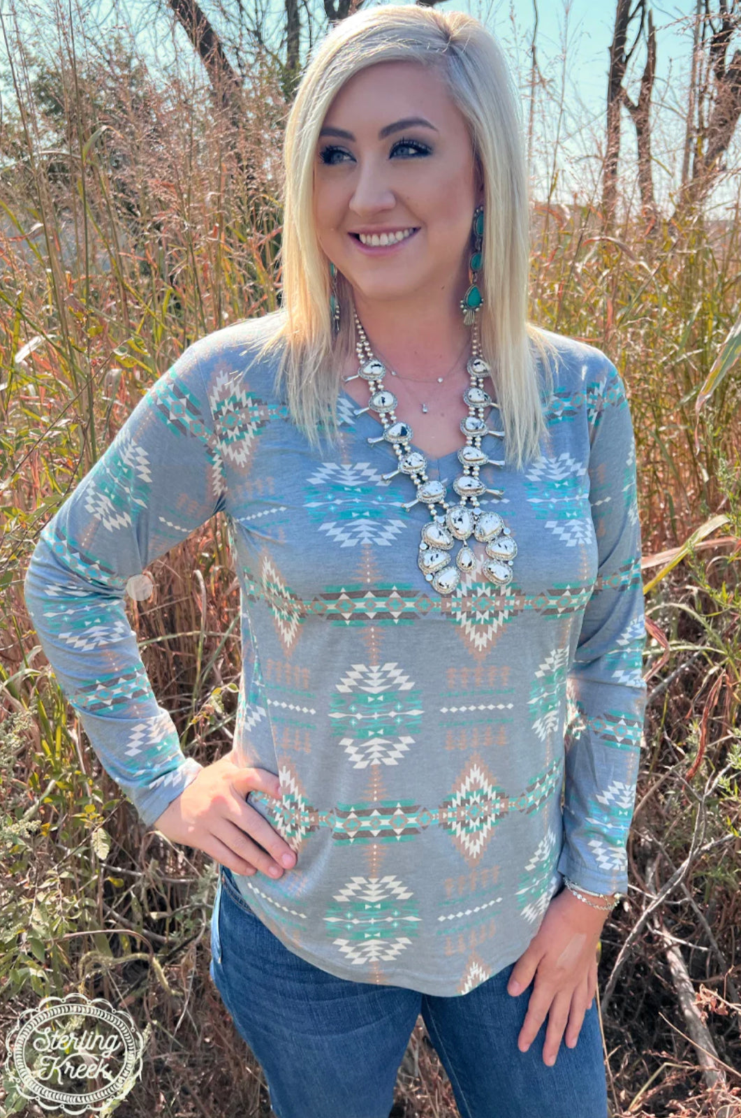 Alamo Heights Aztec Top