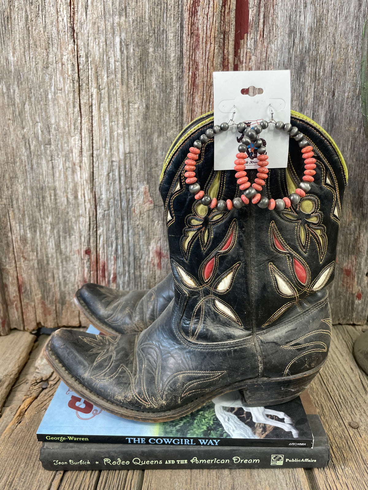 Navajo Pearl &amp; Coral Earrings