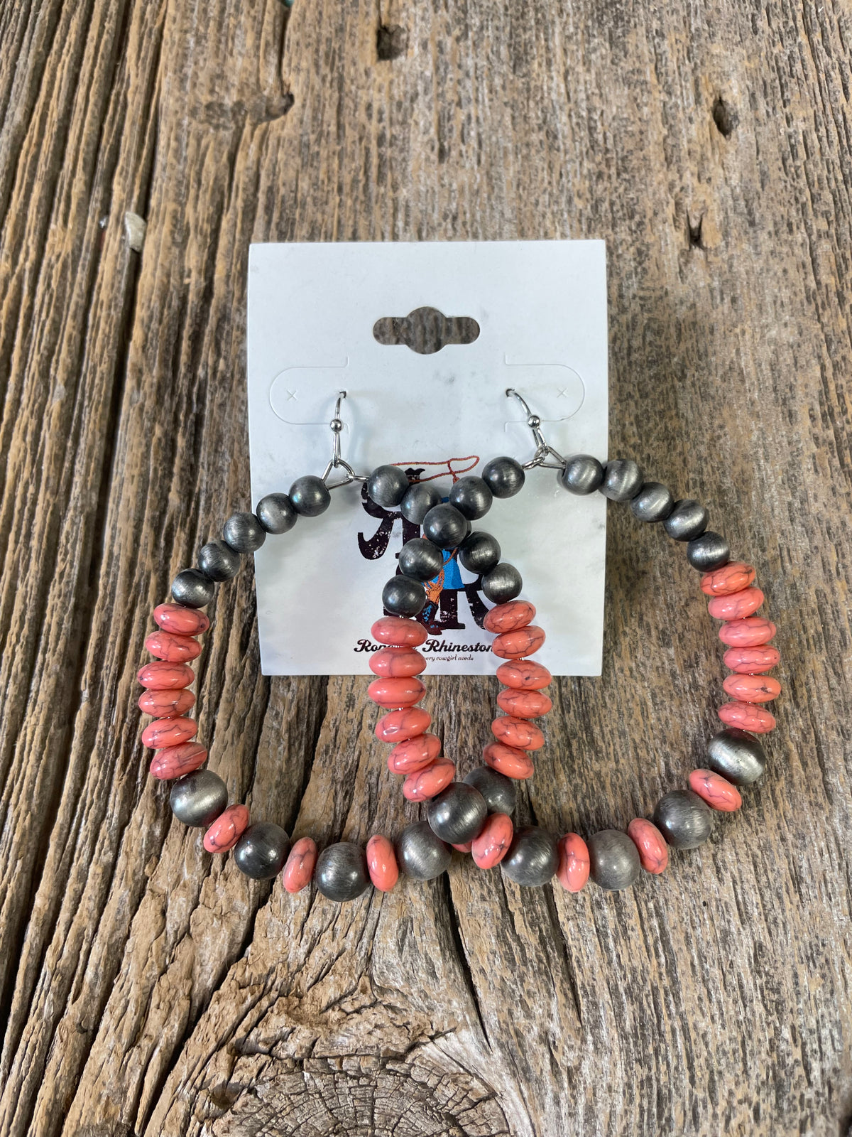 Navajo Pearl &amp; Coral Earrings
