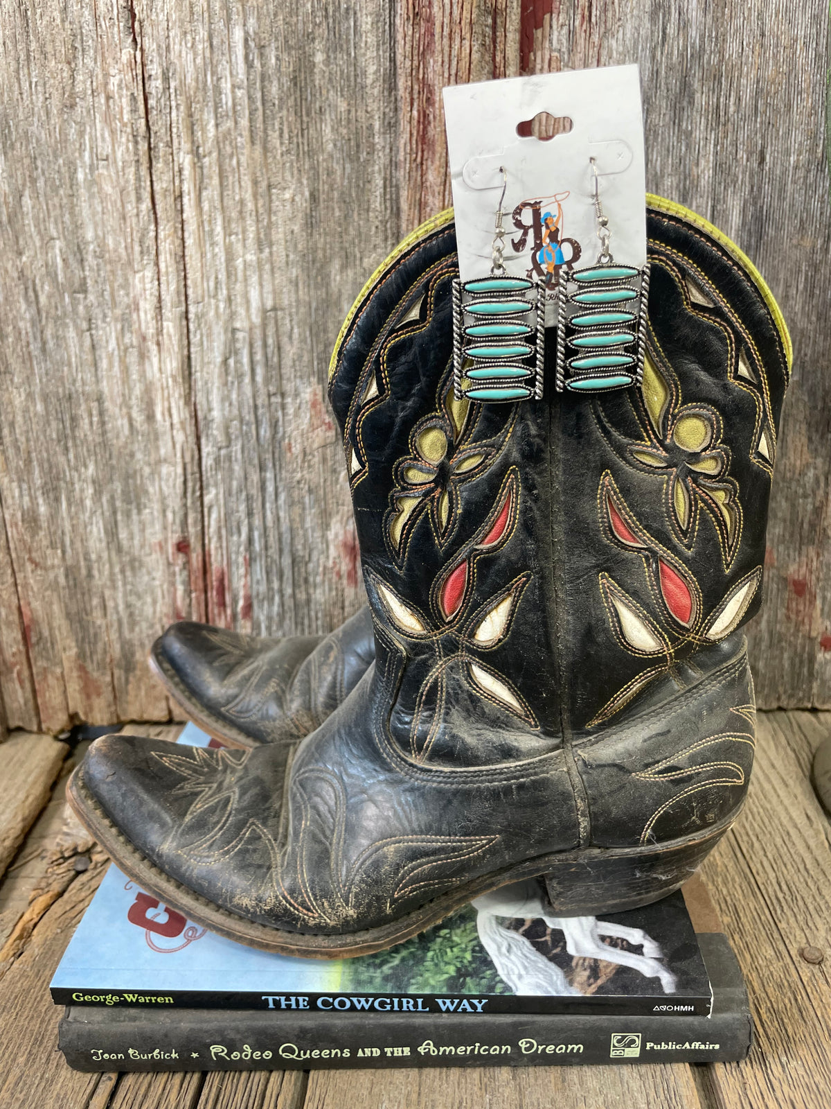 Turquoise Ladder Earrings