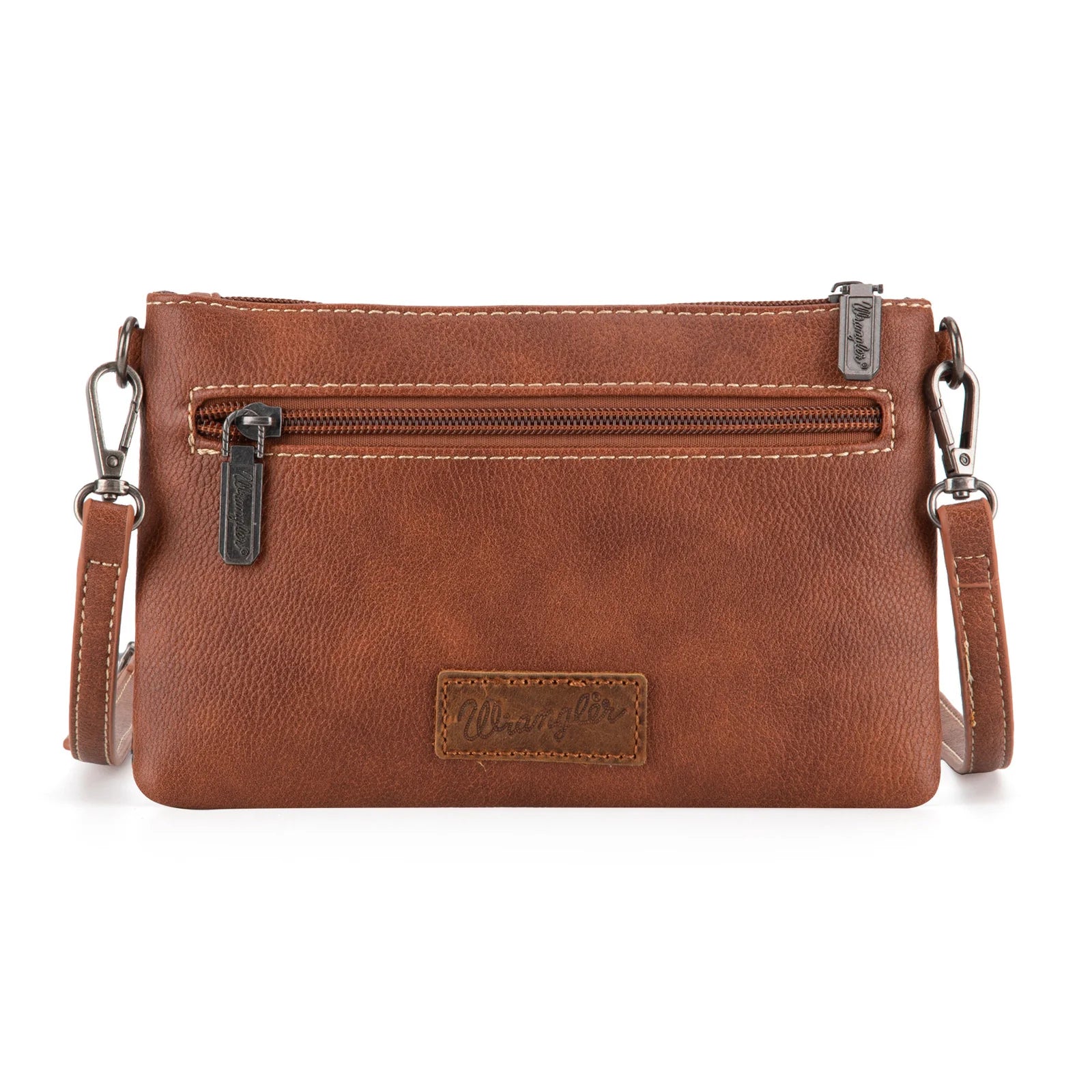 Wrangler Vintage Floral Tooled Crossbody