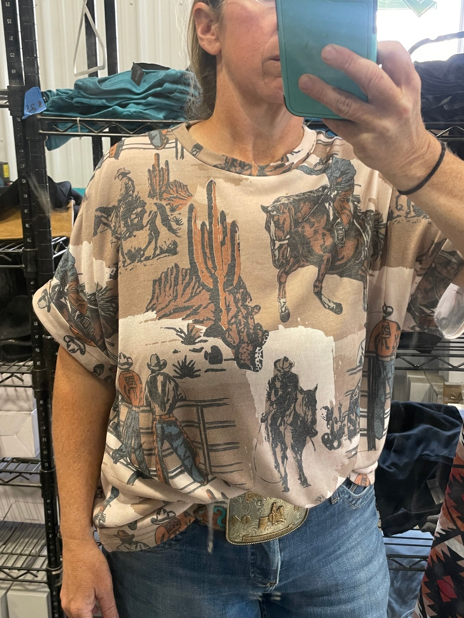 Chute Me Straight Short Sleeve Top