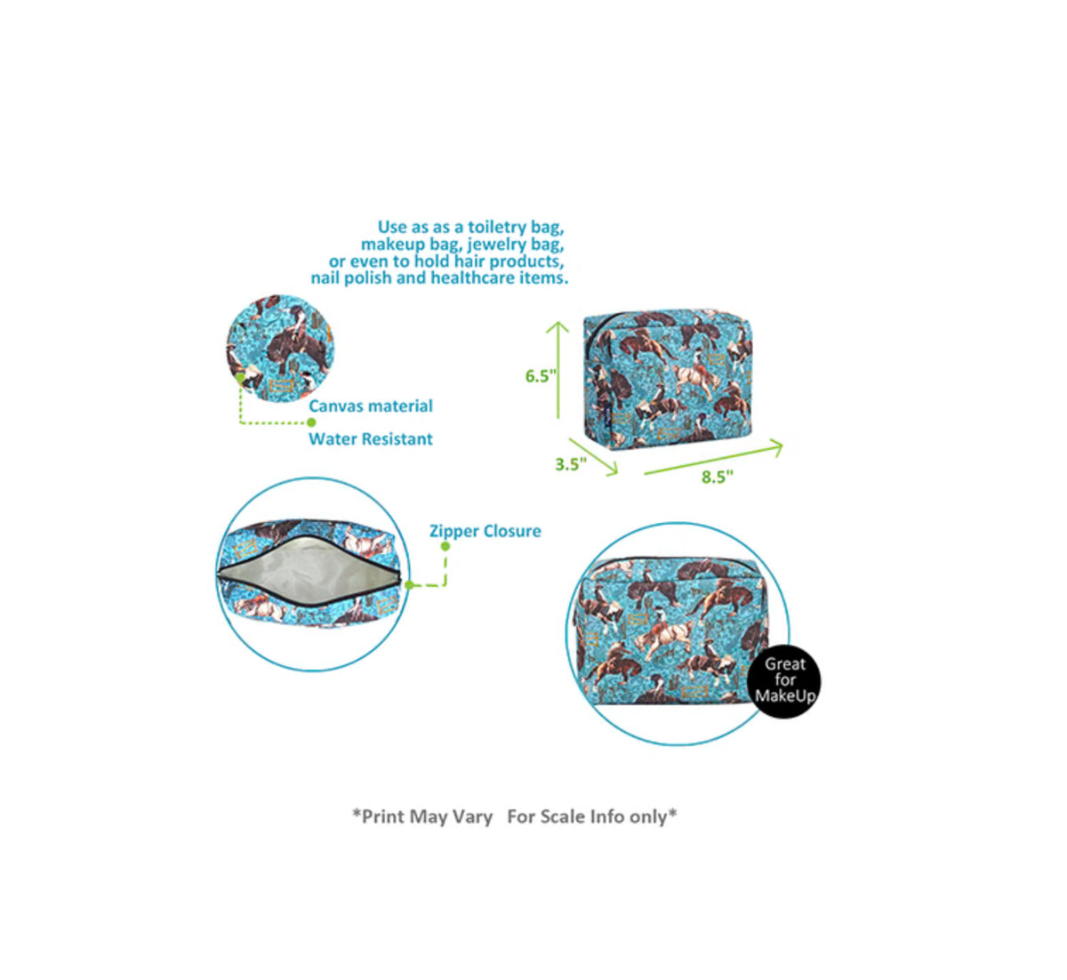 Giddy Up Travel Pouch