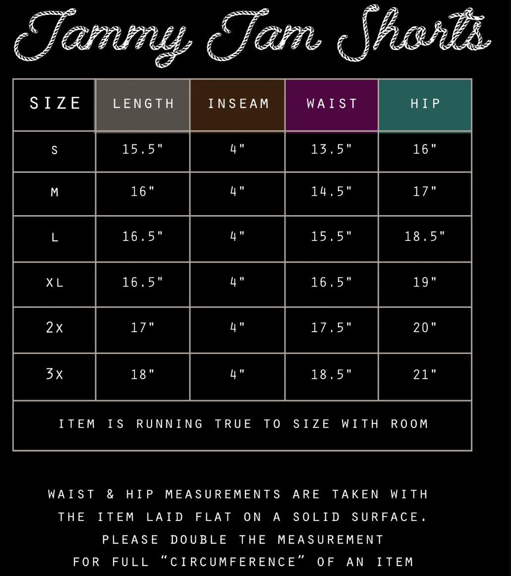 Jammy Jams Pajama Western Shorts