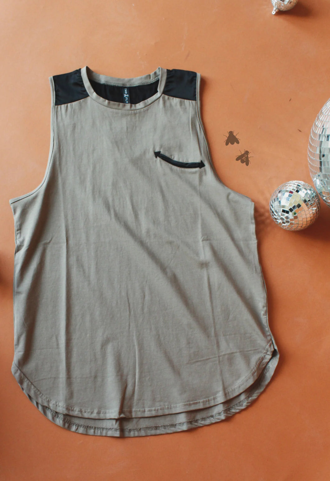 Tanks To Dolly Retro Western Tank Top Dust