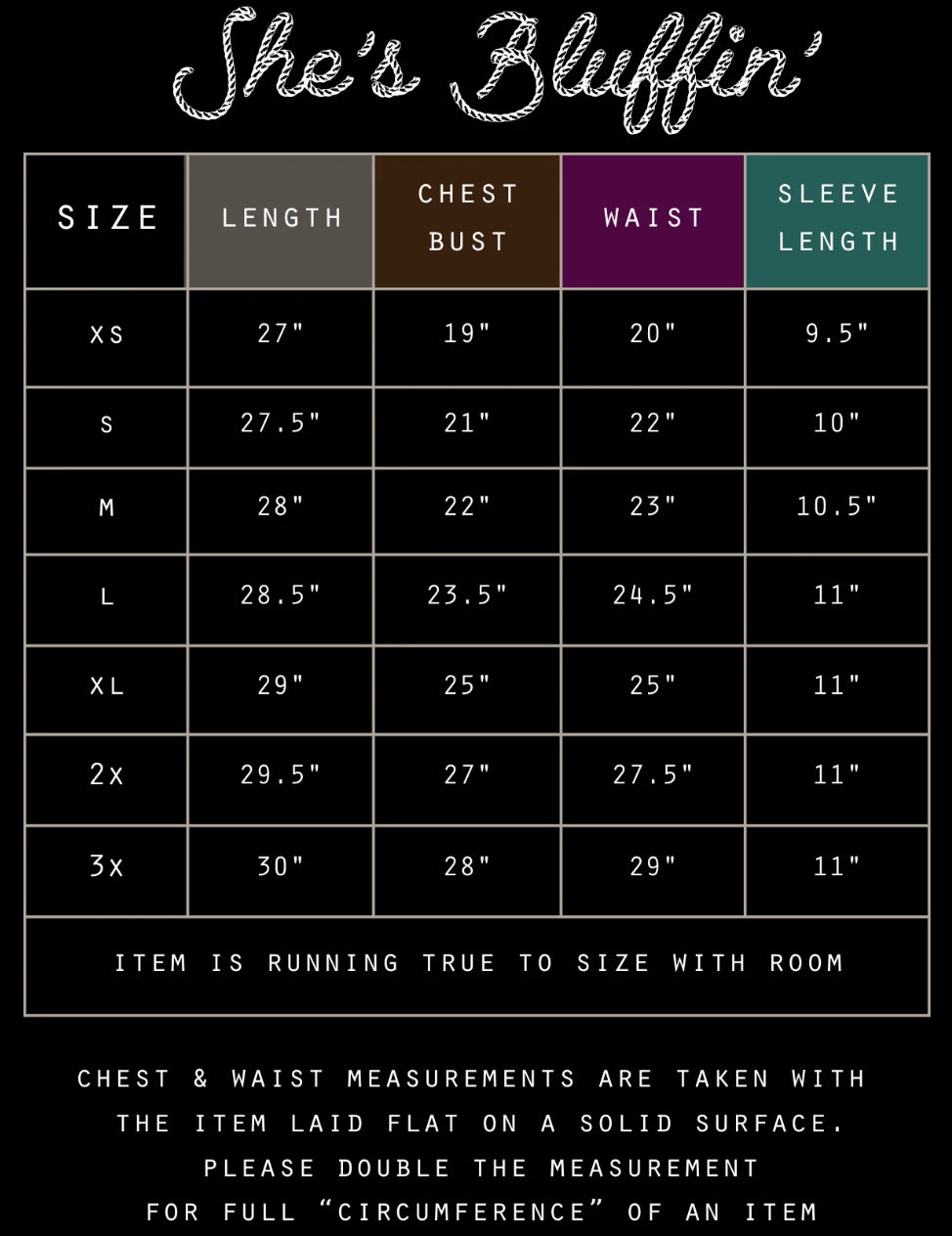 She’s Bluffin Top Midnight