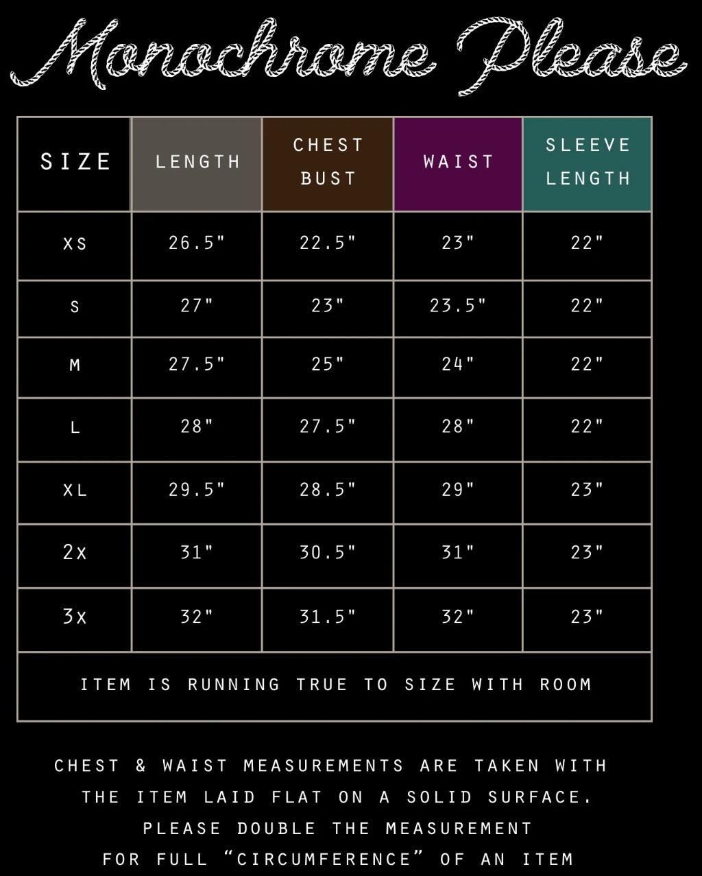 Monochrome Please Top