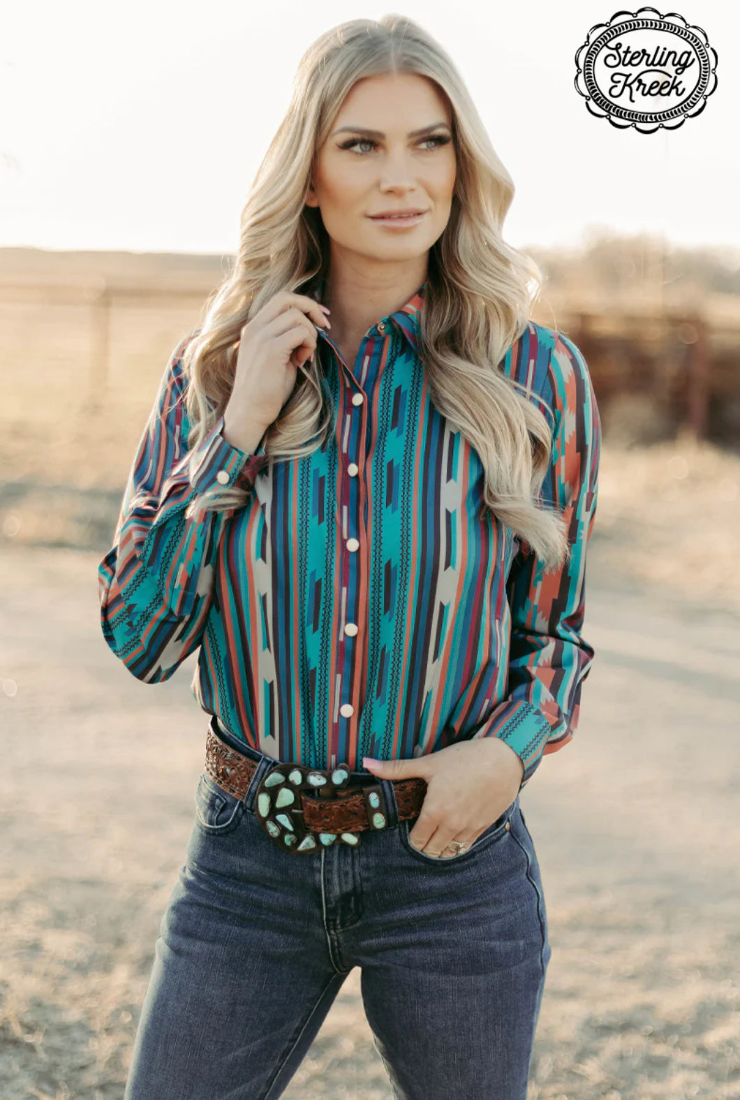 Aspen Kreek Button Up Top