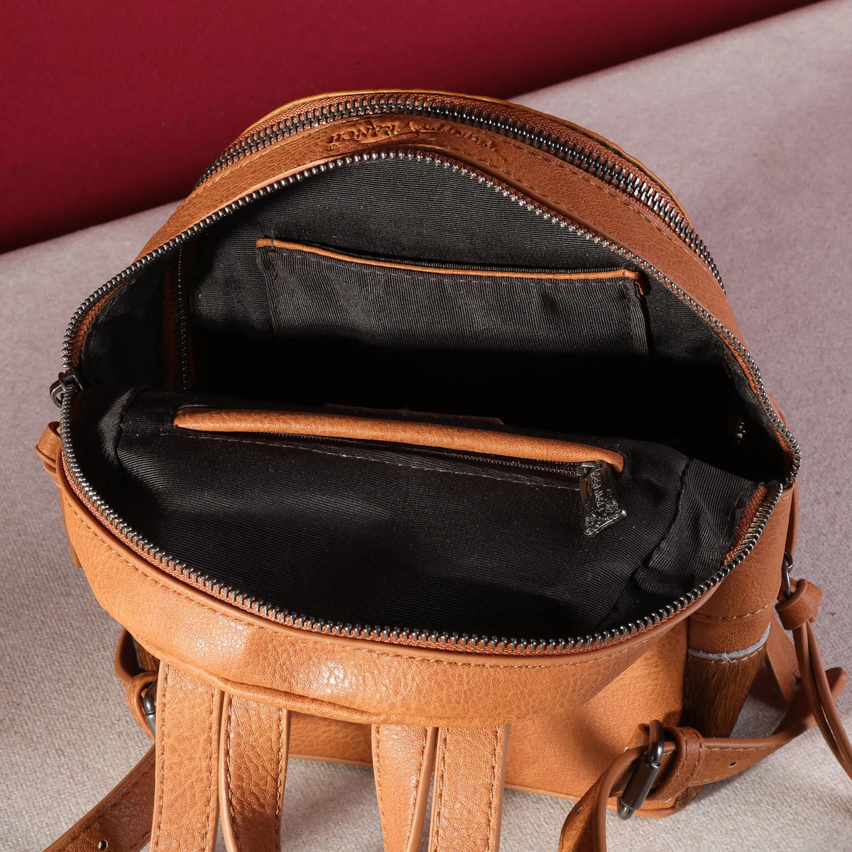 Trinity Ranch Cowhide Mini Backpack