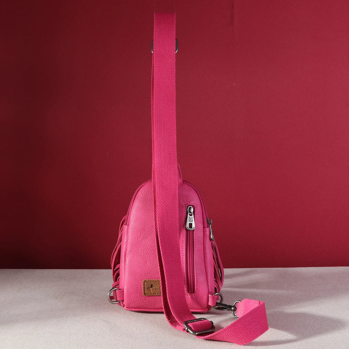 Fringe Mariposa Concho Sling Bag