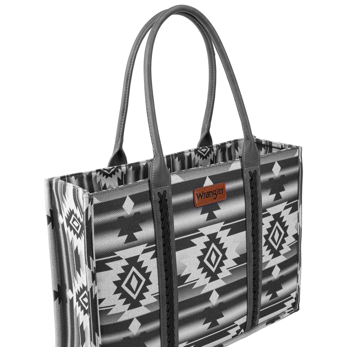 Black Southwest Print Tote