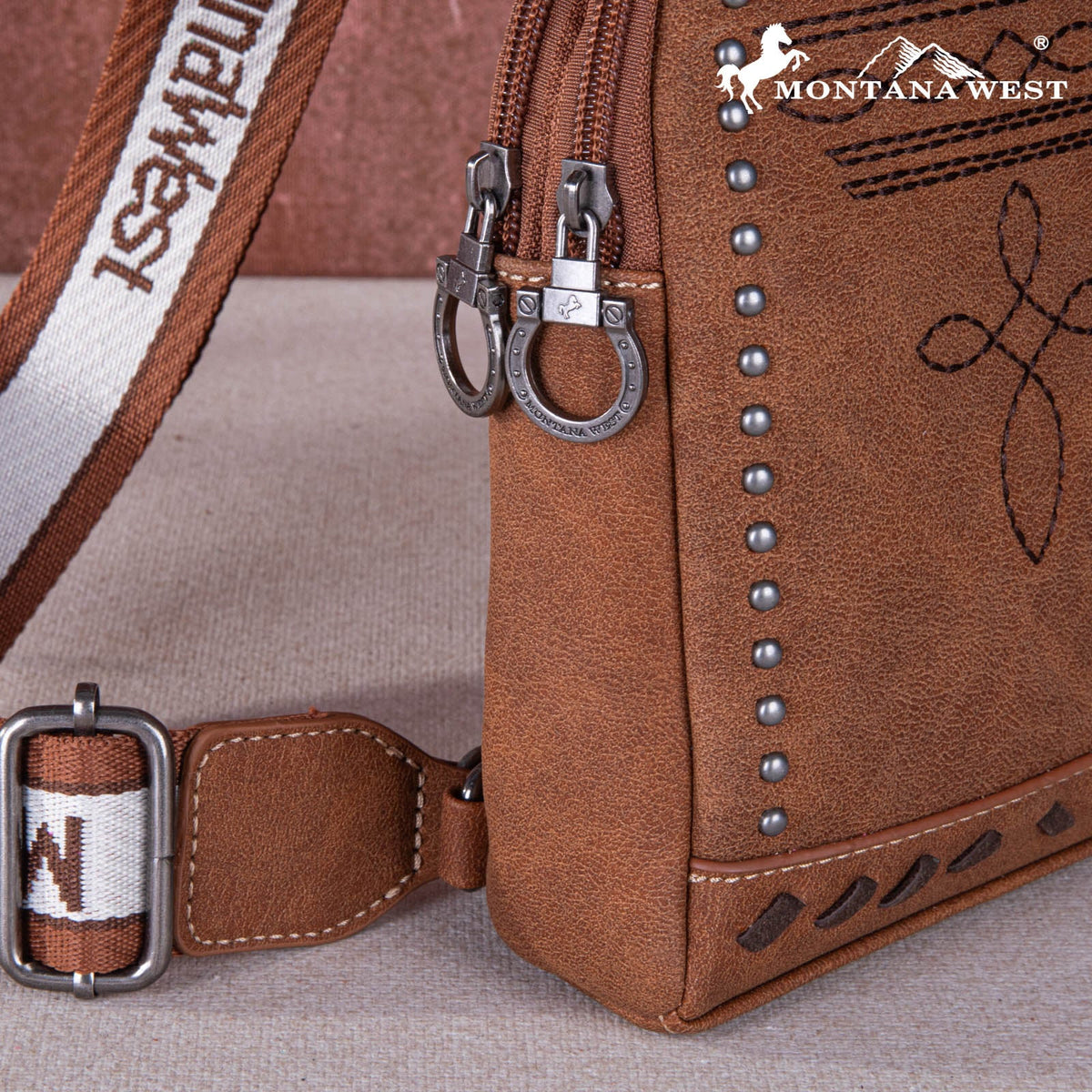 Boot Stitch Sling Bag