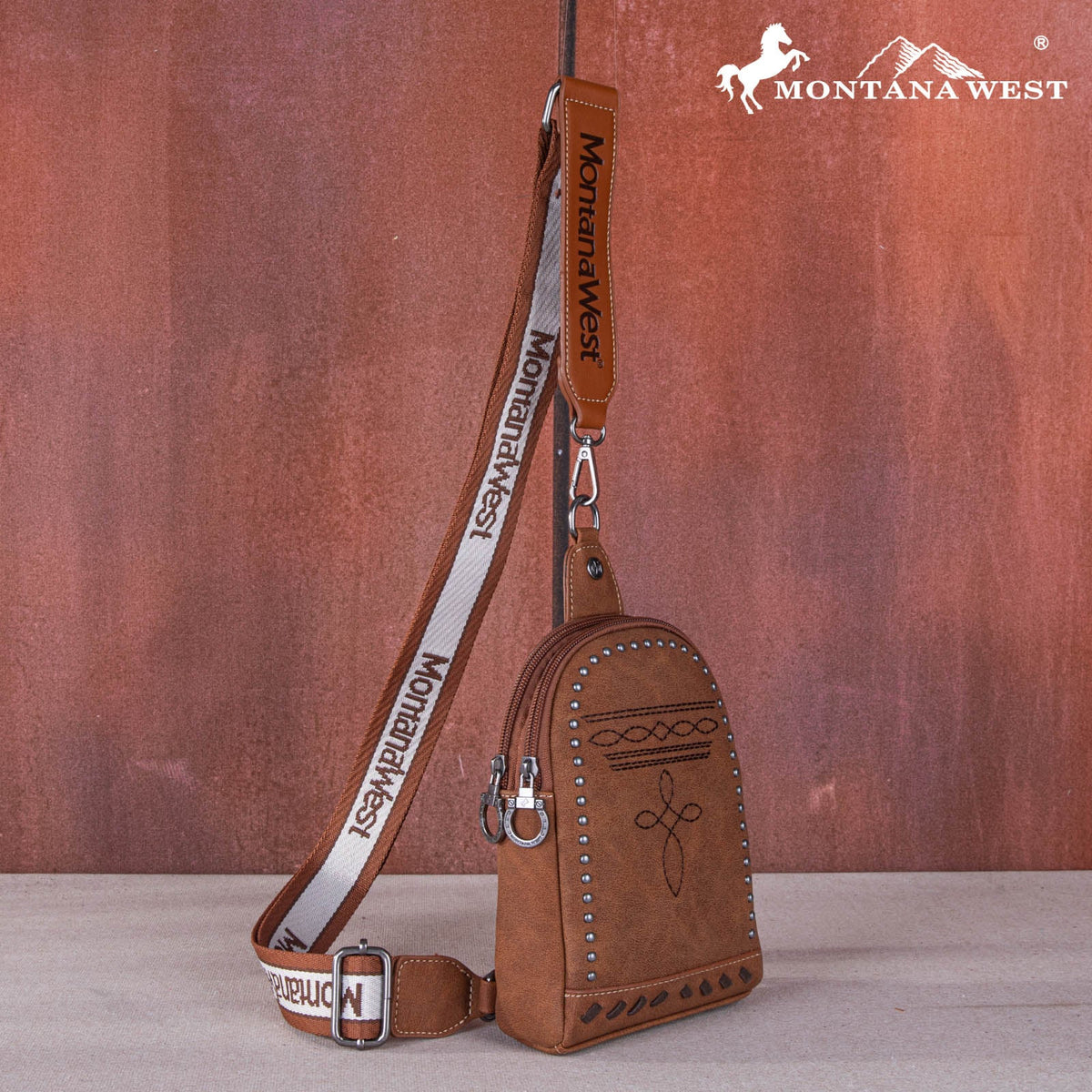 Boot Stitch Sling Bag