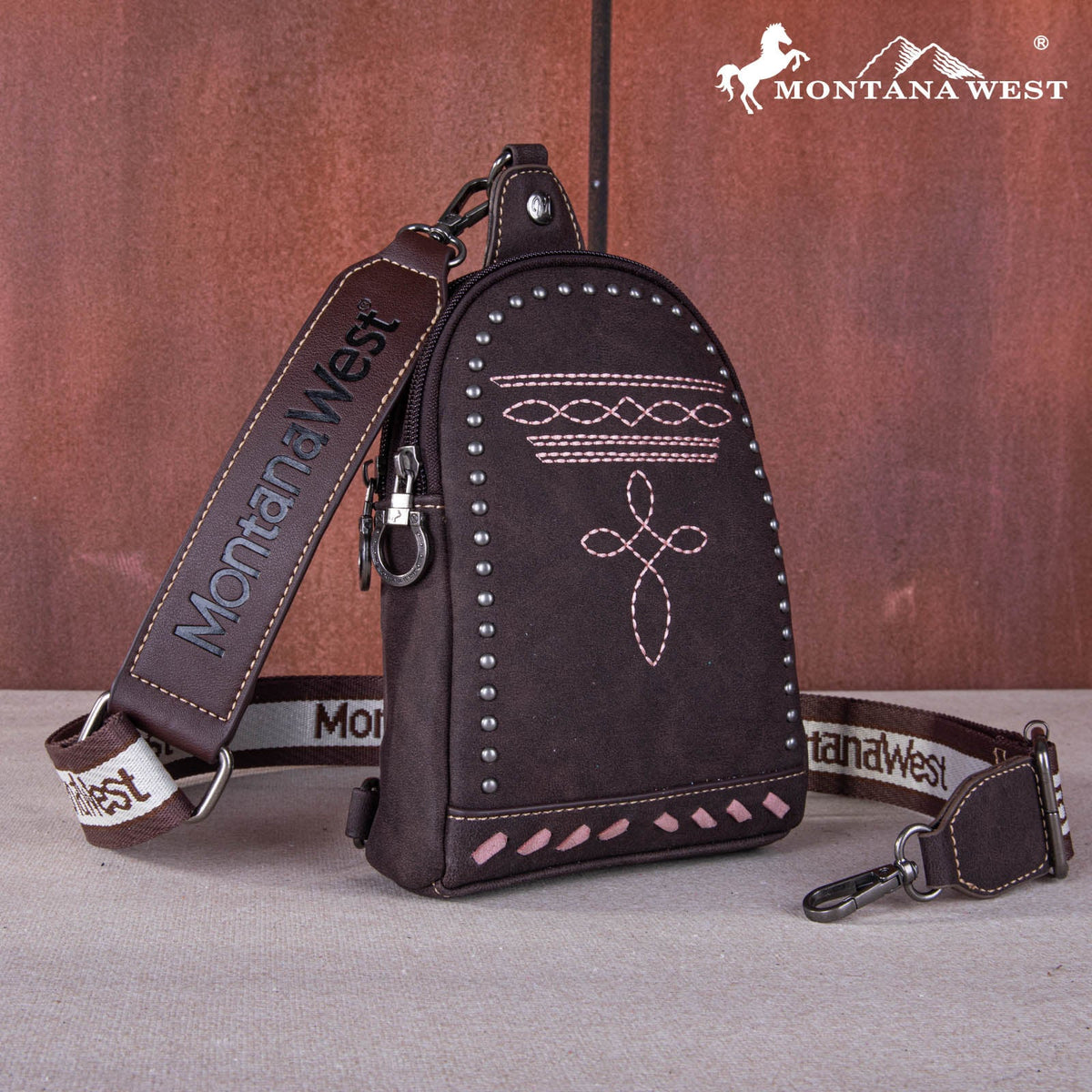 Boot Stitch Sling Bag