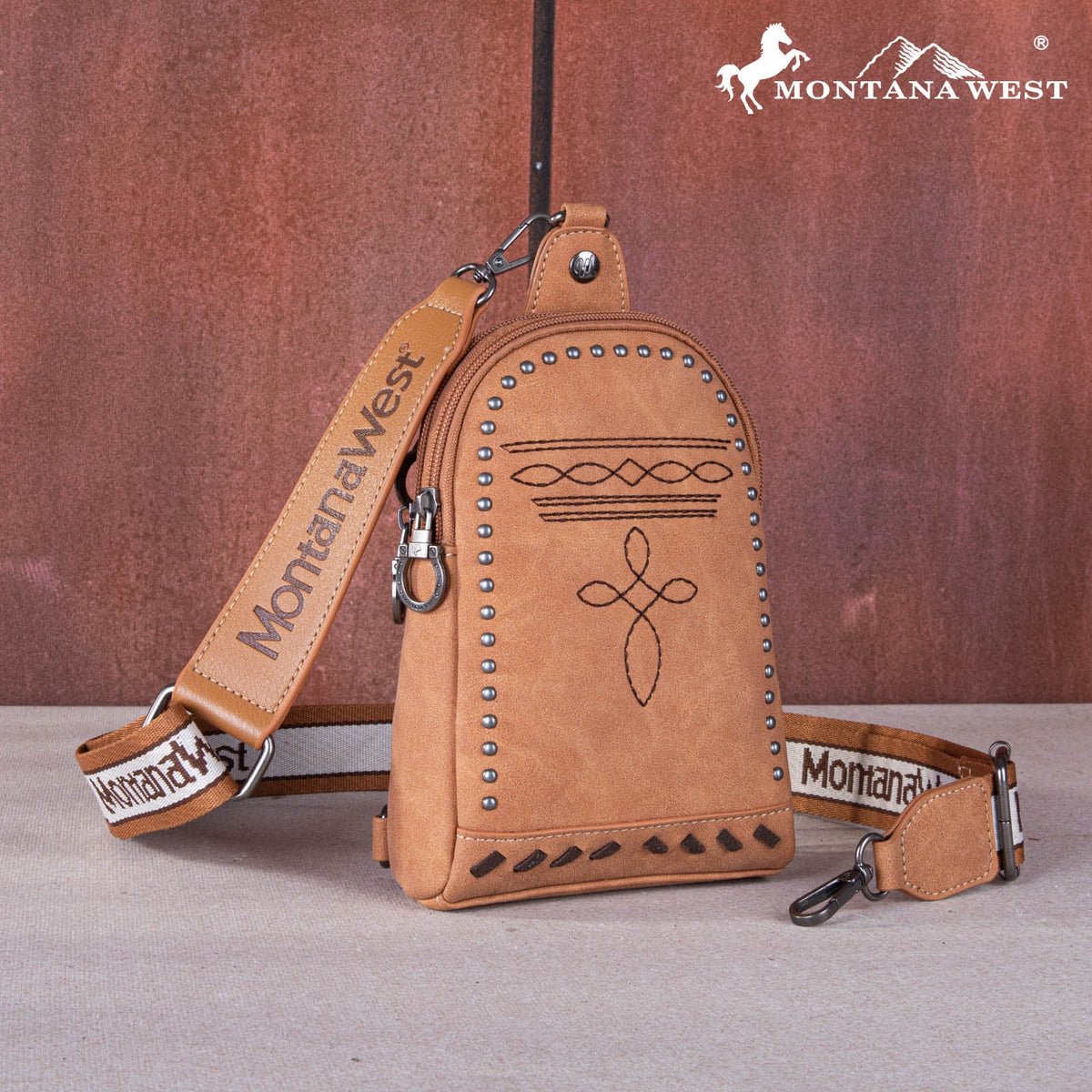 Boot Stitch Sling Bag
