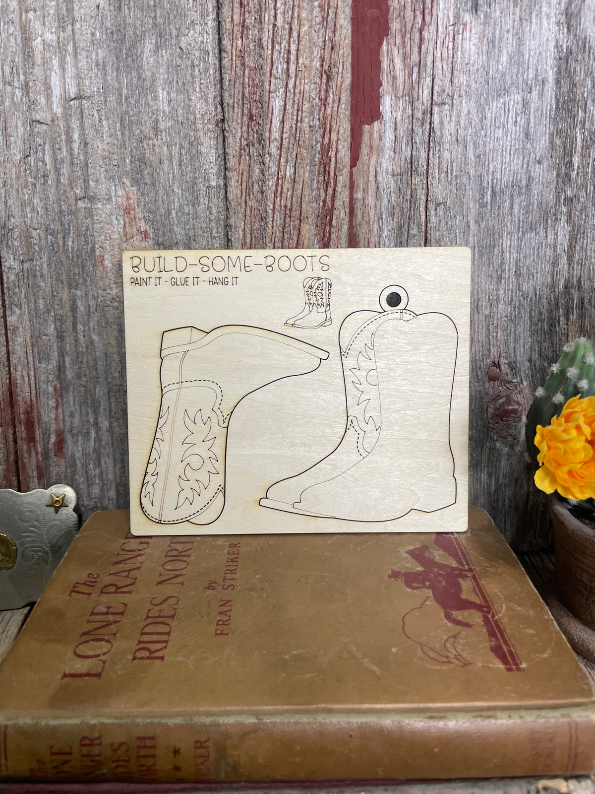 Western Ornament Pop Out Craft