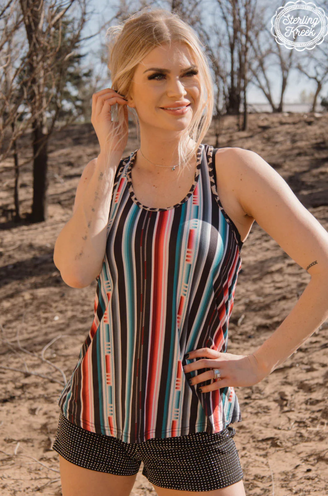 Somewhere In Serape Tank Top II