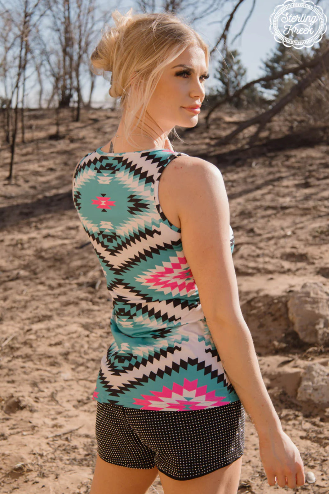 Beach Babe Aztec Tank Top