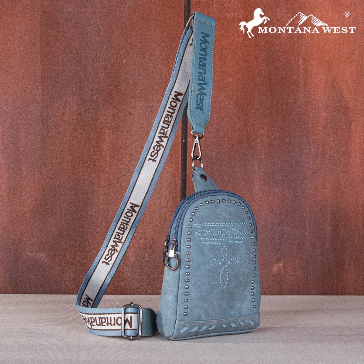 Boot Stitch Sling Bag