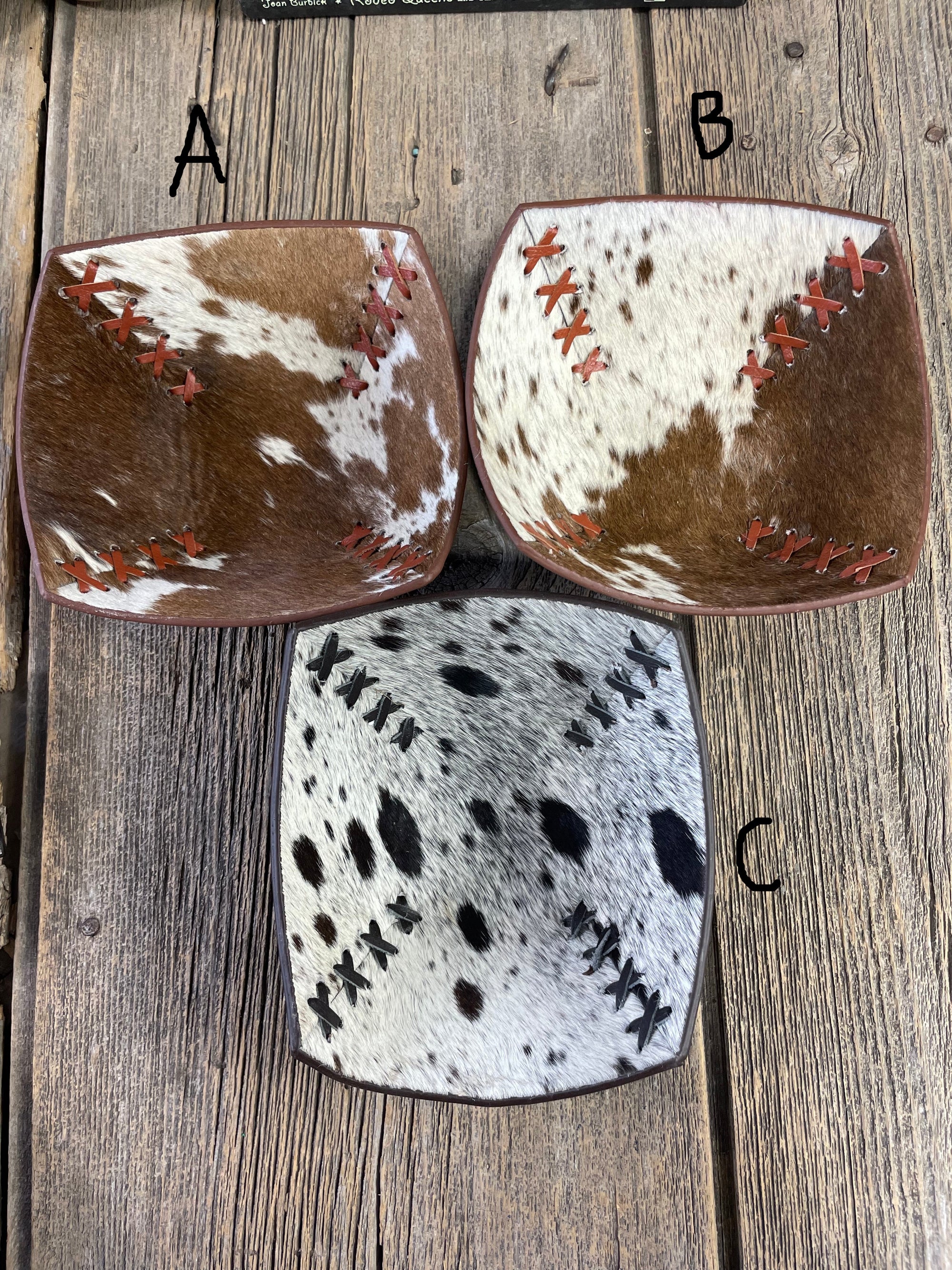 Cowhide Basket