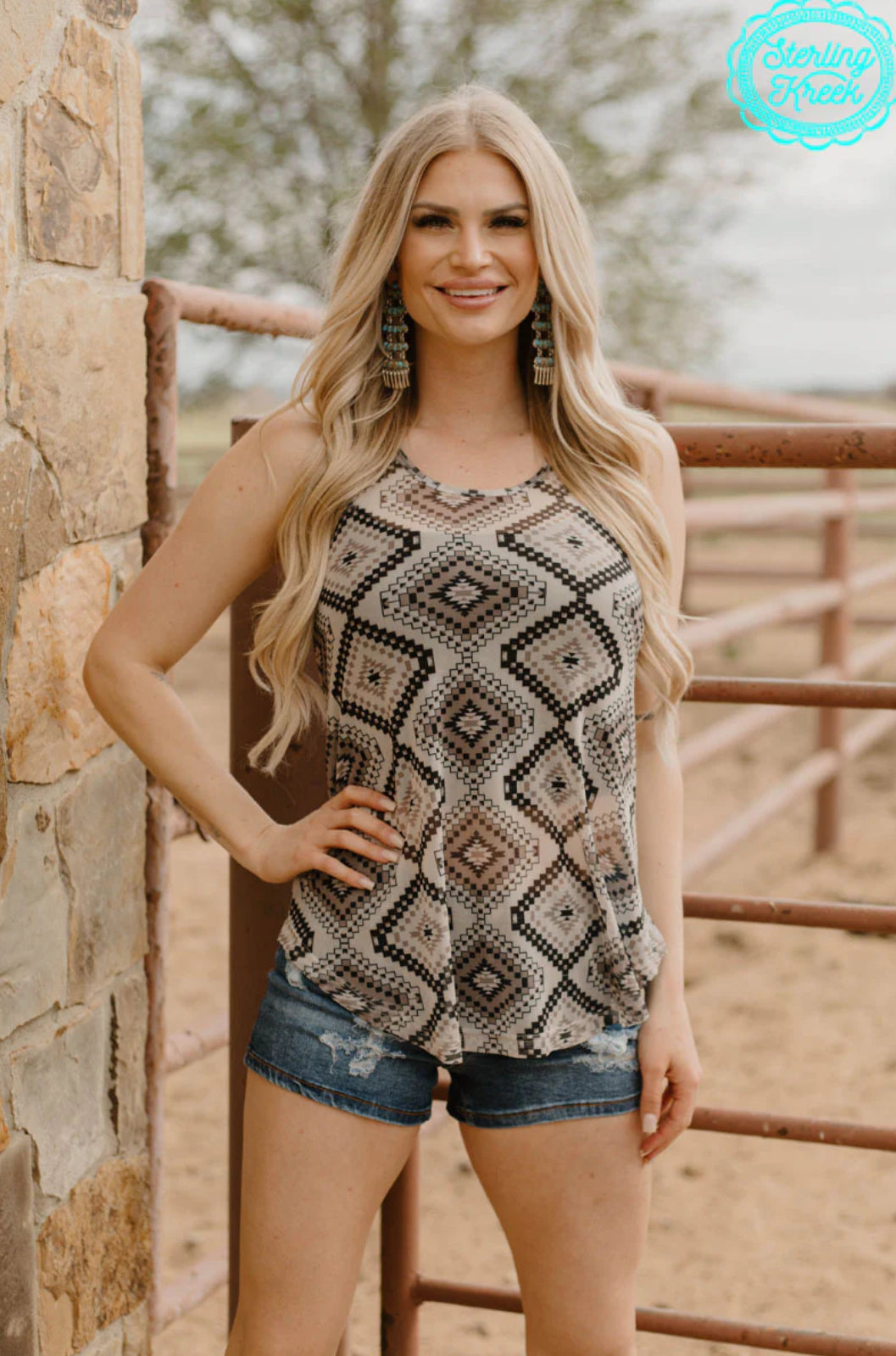 Prairie Lake Mesh Tank Top