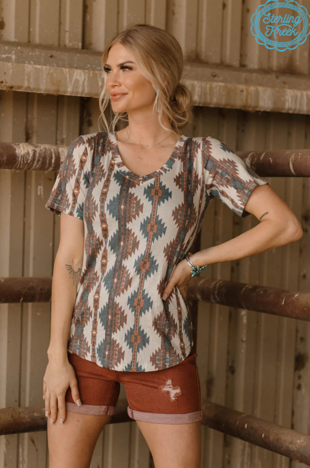 Northern Valley Aztec Top