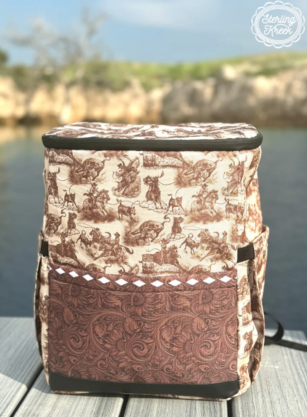 Tooled in 1883 Cooler Backpack