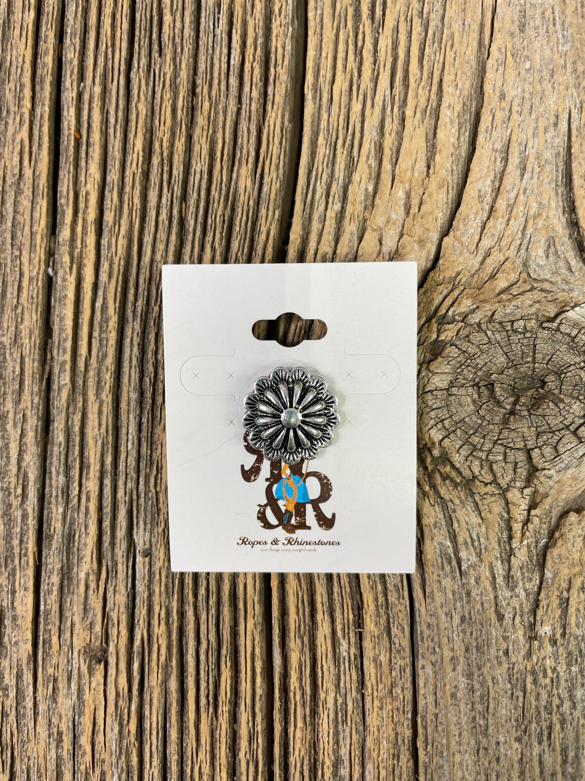 Small Concho Hat Pin
