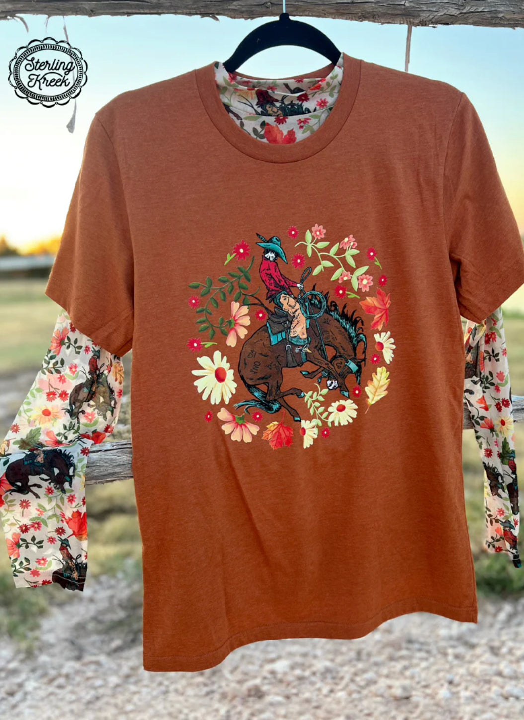 Somewhere South Bronc Tee