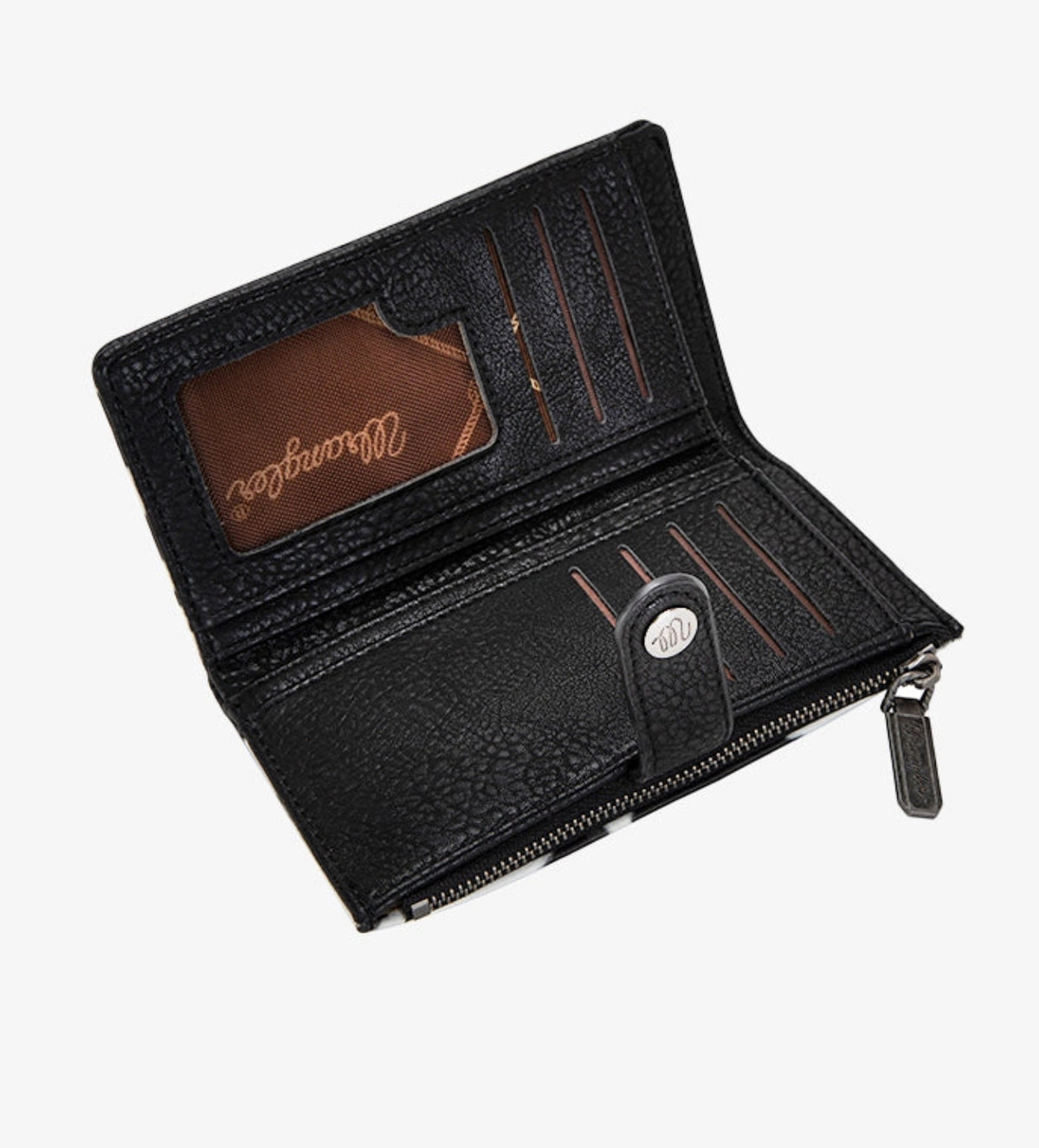 Cowhide Print Wrangler Wallet