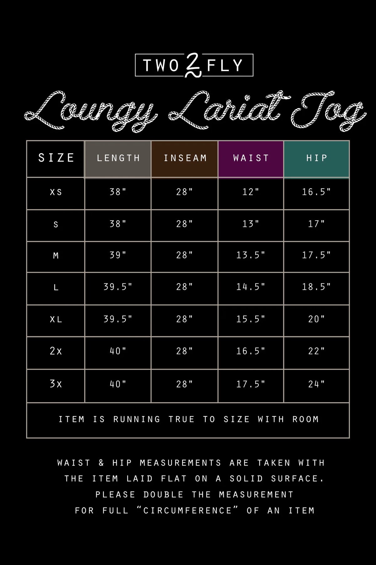 Loungy Lariat Joggers Boot Scoot