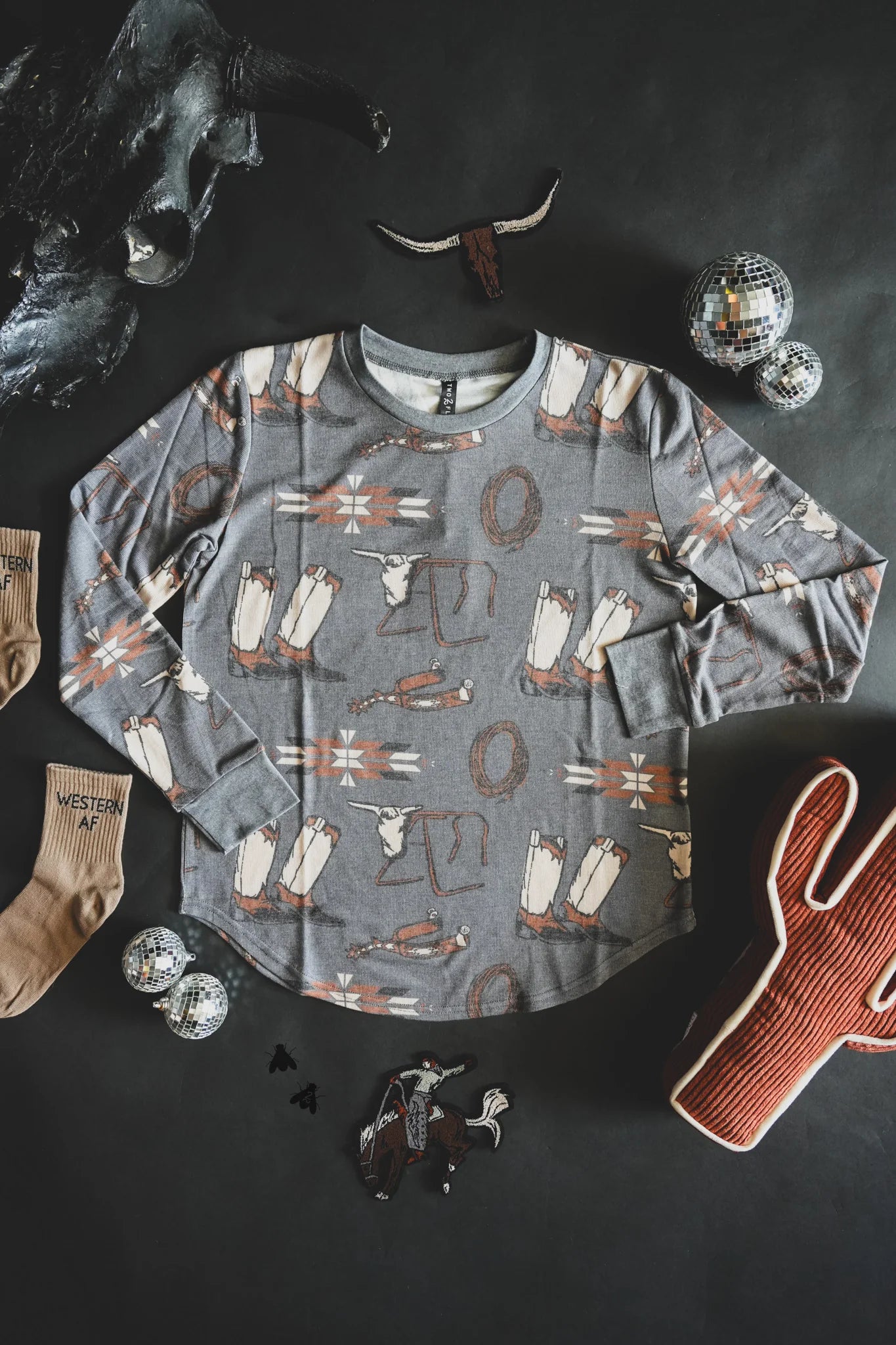 Loungy Lariat Top Westy West