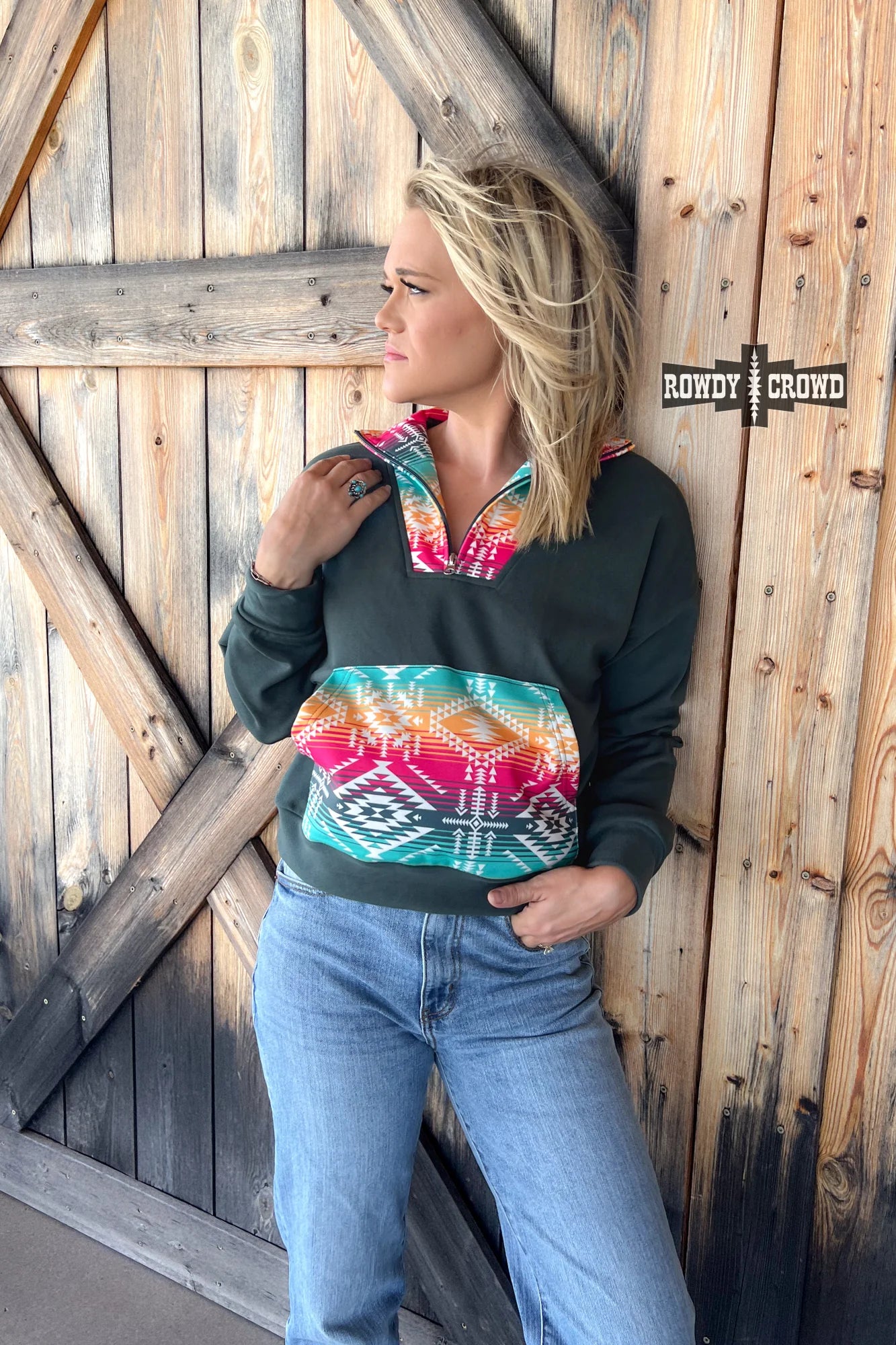 High Noon Aztec Pullover