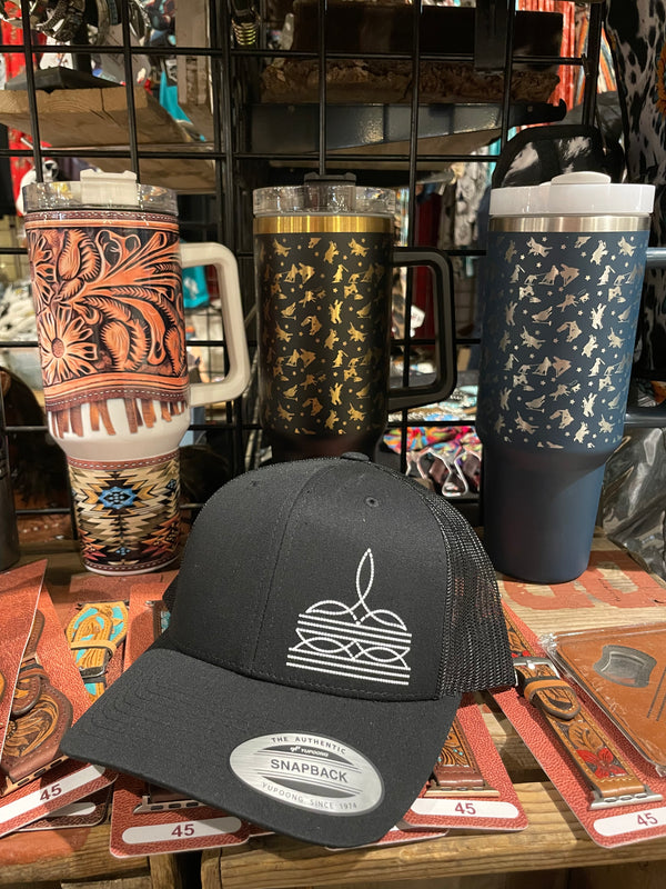 Boot Stitch Cap - Ropes and Rhinestones