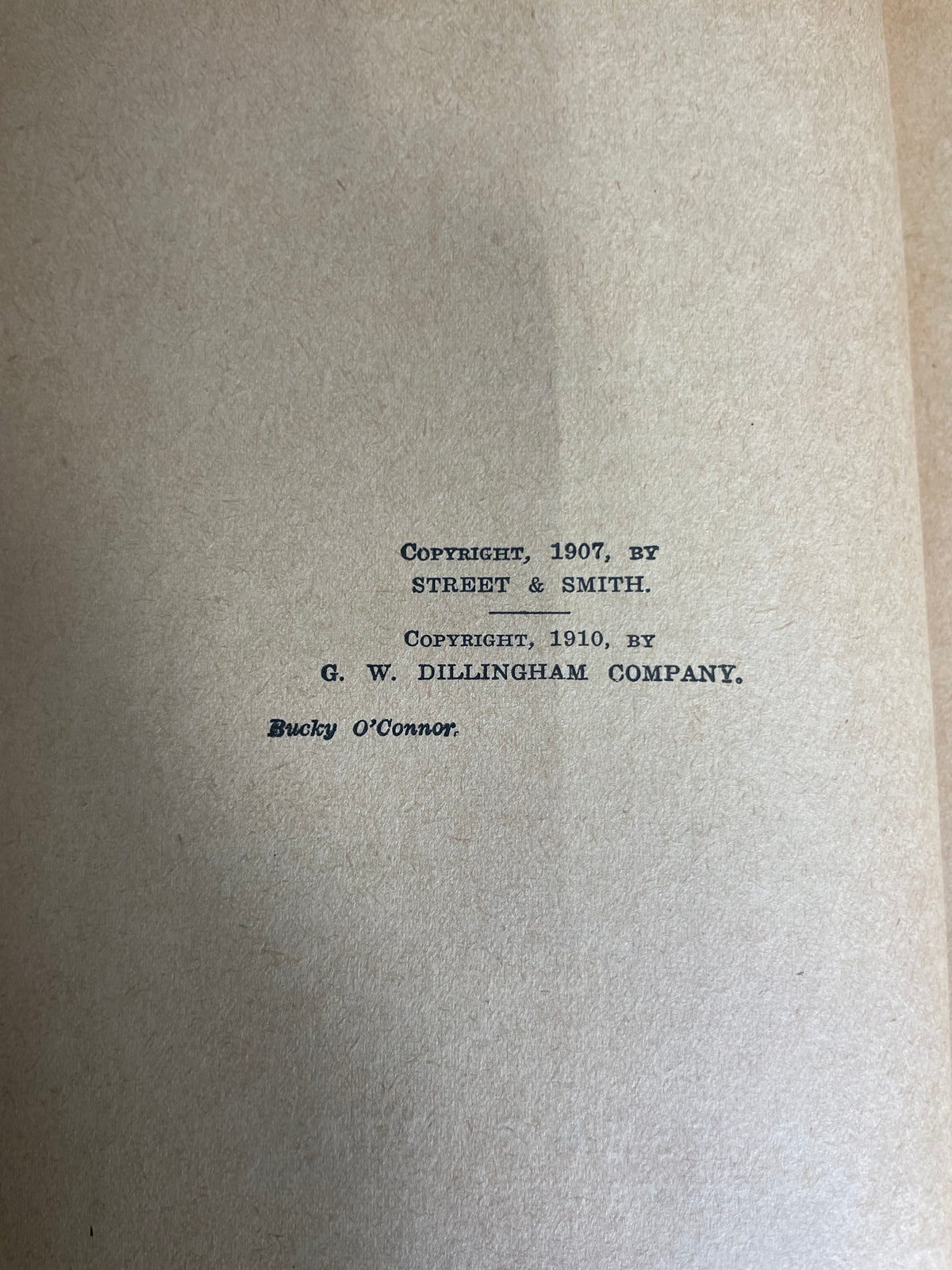 Bucky O’Connor by William Macleod Raine