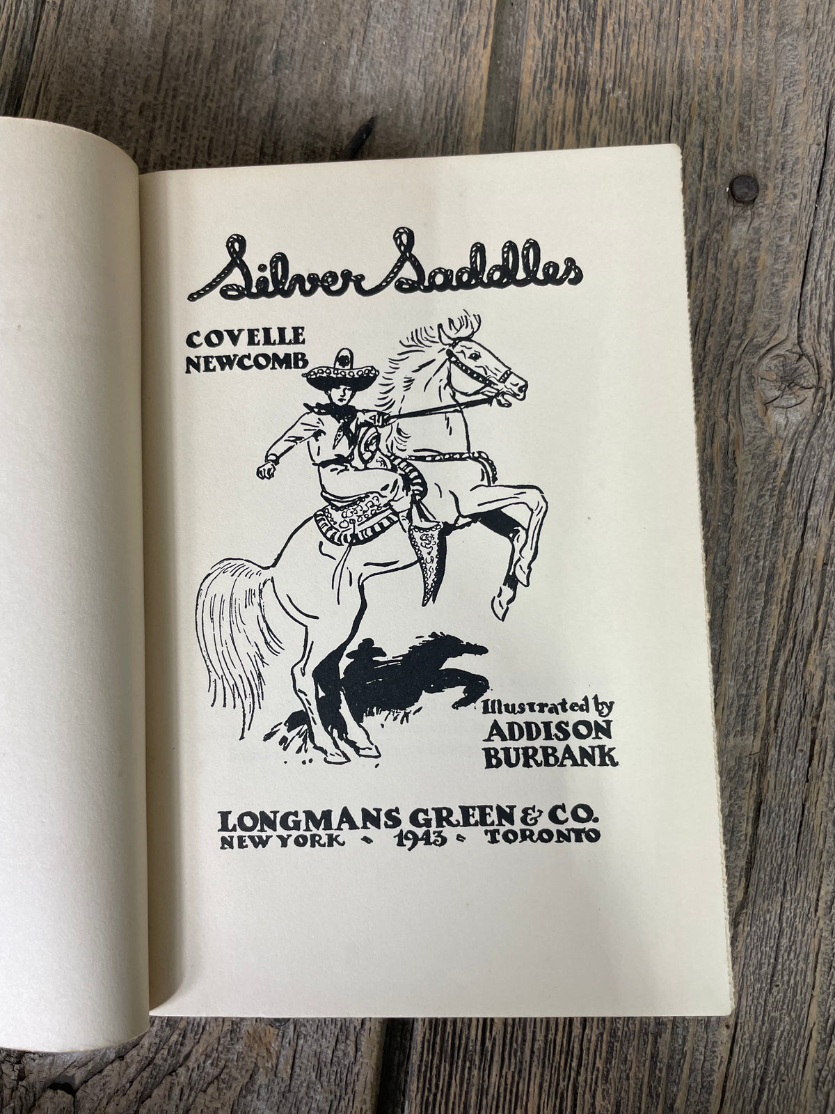 Silver Saddles by Covelle Newcomb Book