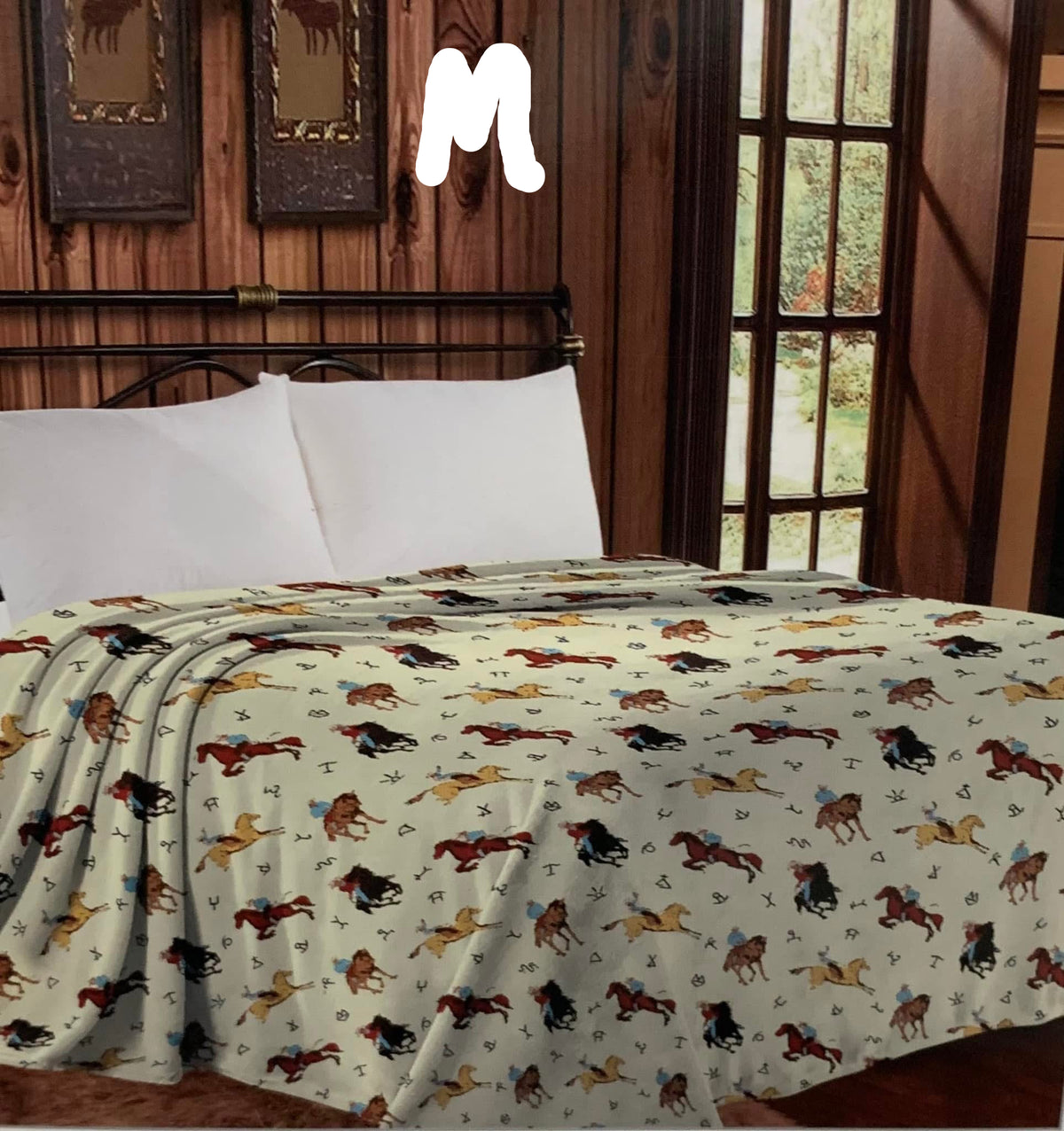 Western Print Throw Blanket